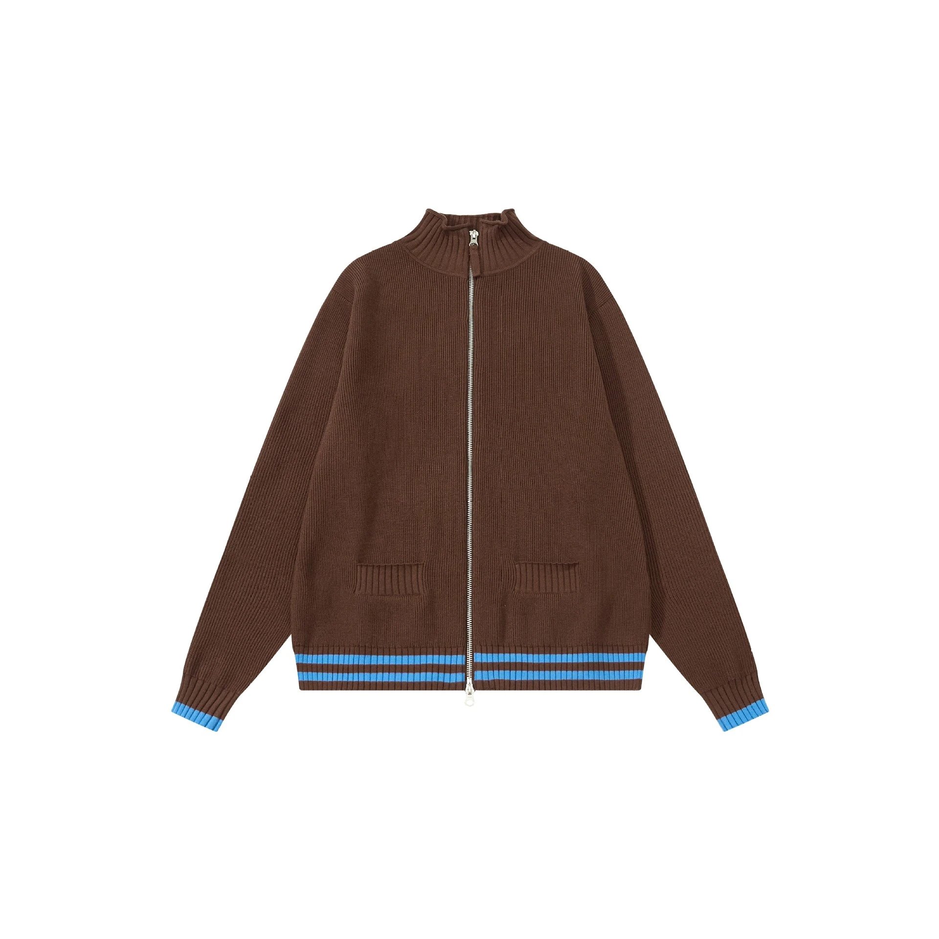 Matin Kim Logo Stripe Turtleneck Sweater Black - 17