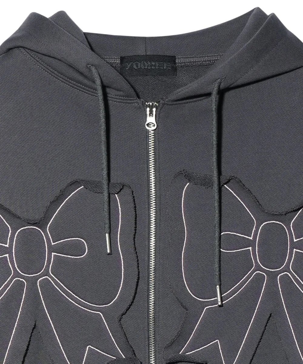 Gallery Dept. Distressed Elephant Hoodie Gray - 16