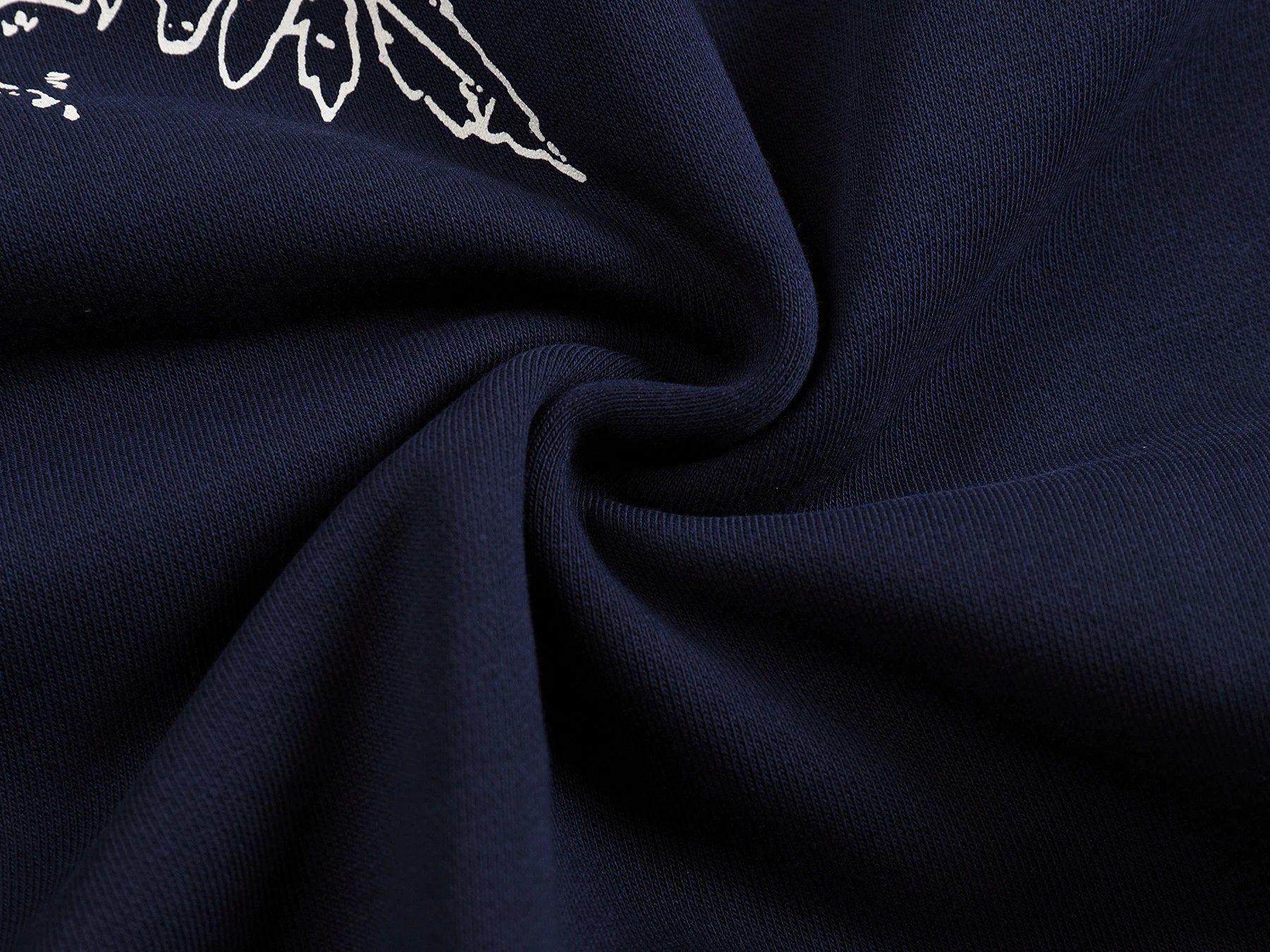 Marithé + François Girbaud Floral Print Navy Hoodie - 11