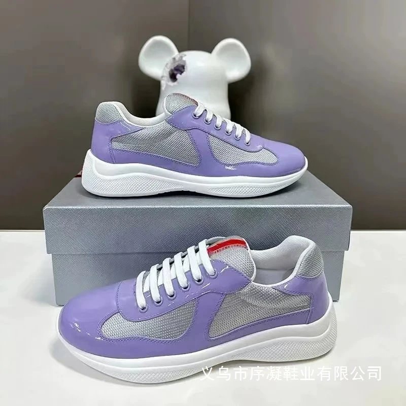 Prada Linea Rossa Cloud Sneakers Light Blue Mesh White Sole Sneakers - 3