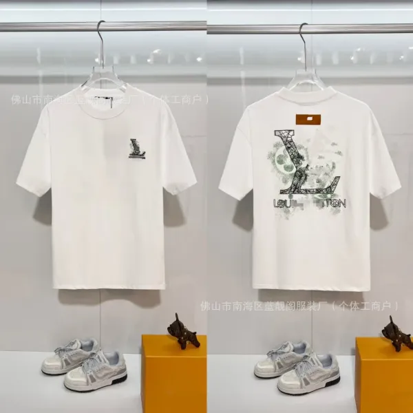 Louis Vuitton LV Monogram Mesh T-Shirt White - 1