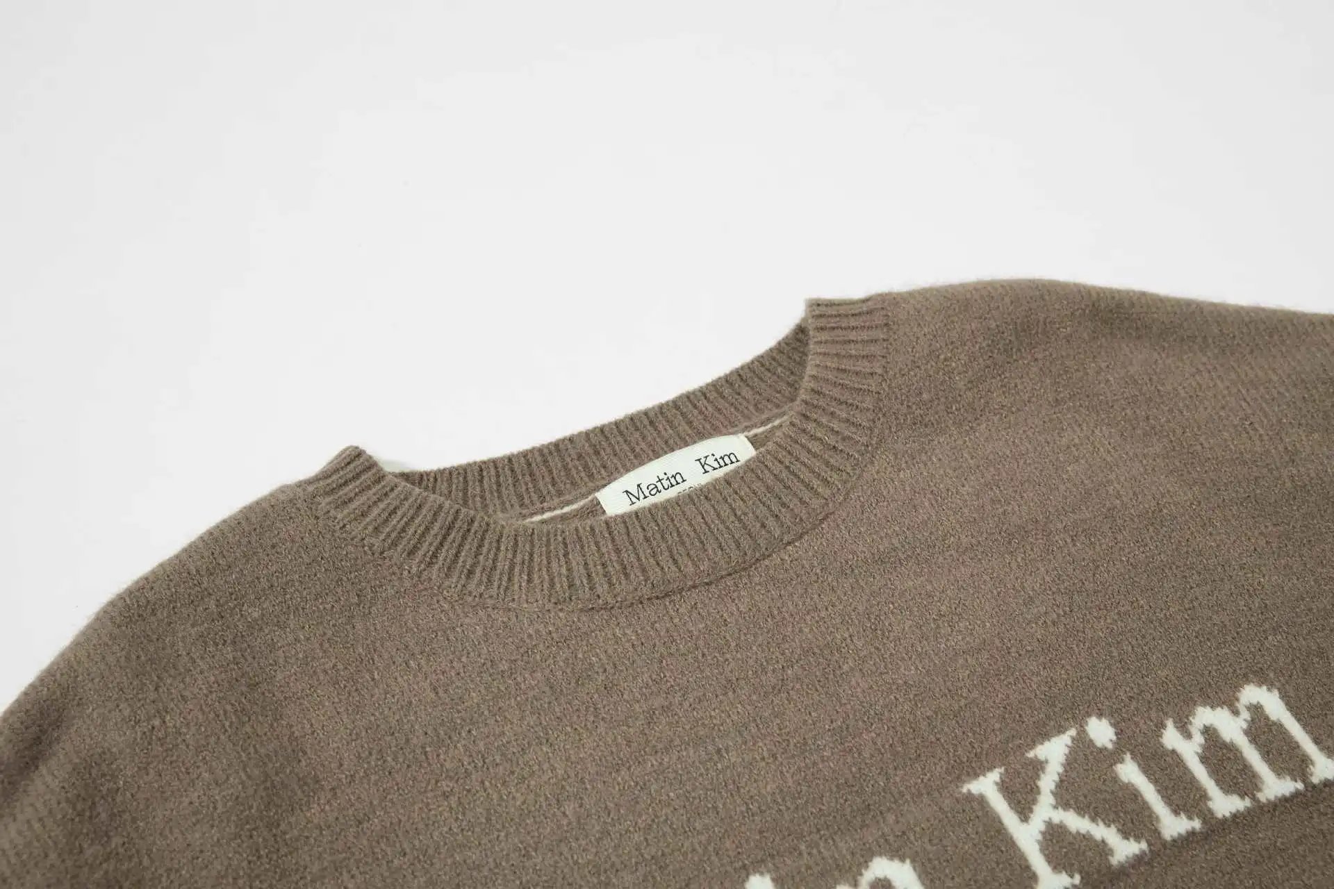 Matin Kim Embroidered Cropped Sweater Off-White - 42