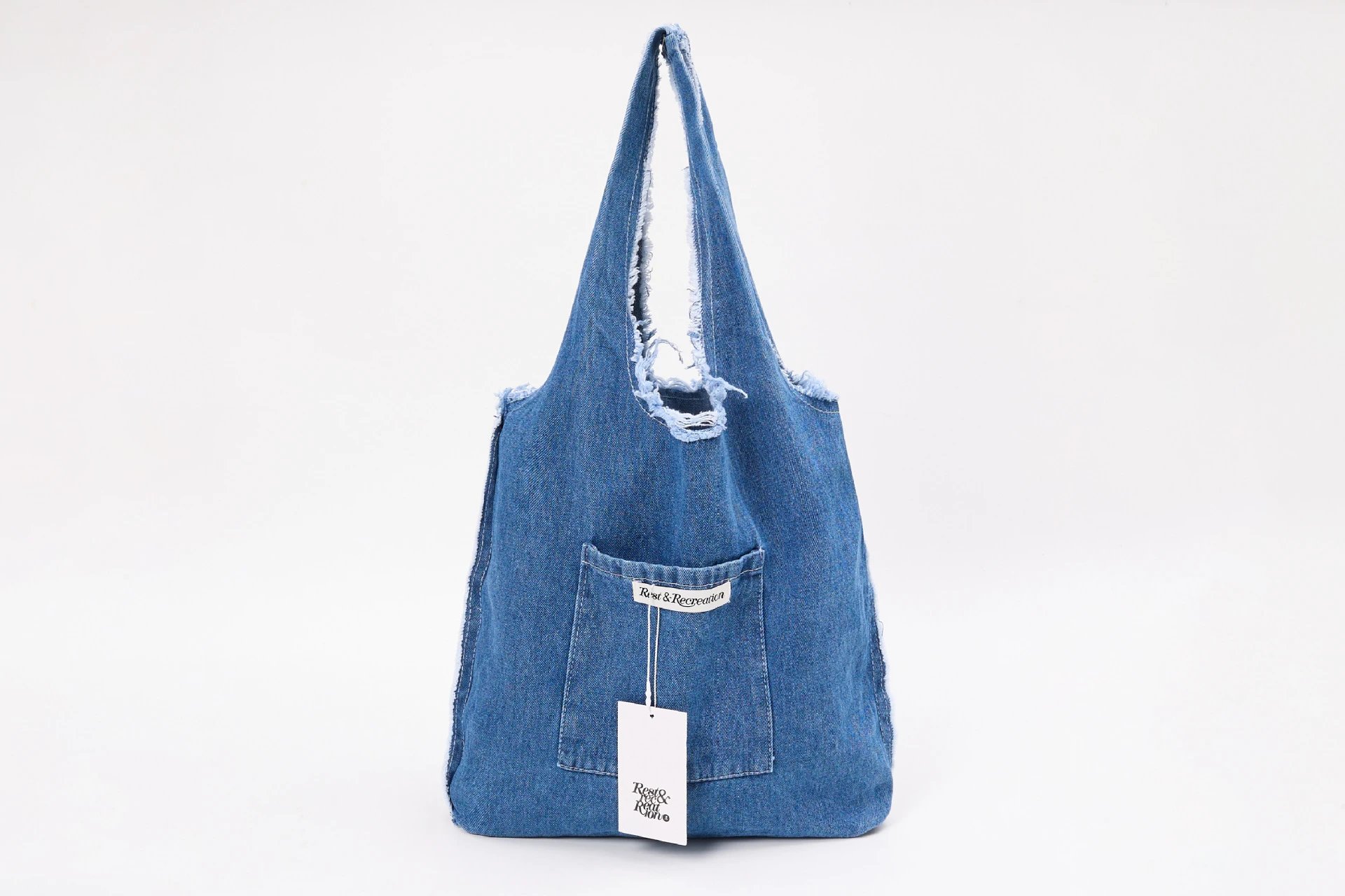 Rest & Recreation Denim Tote Bag Navy - 9