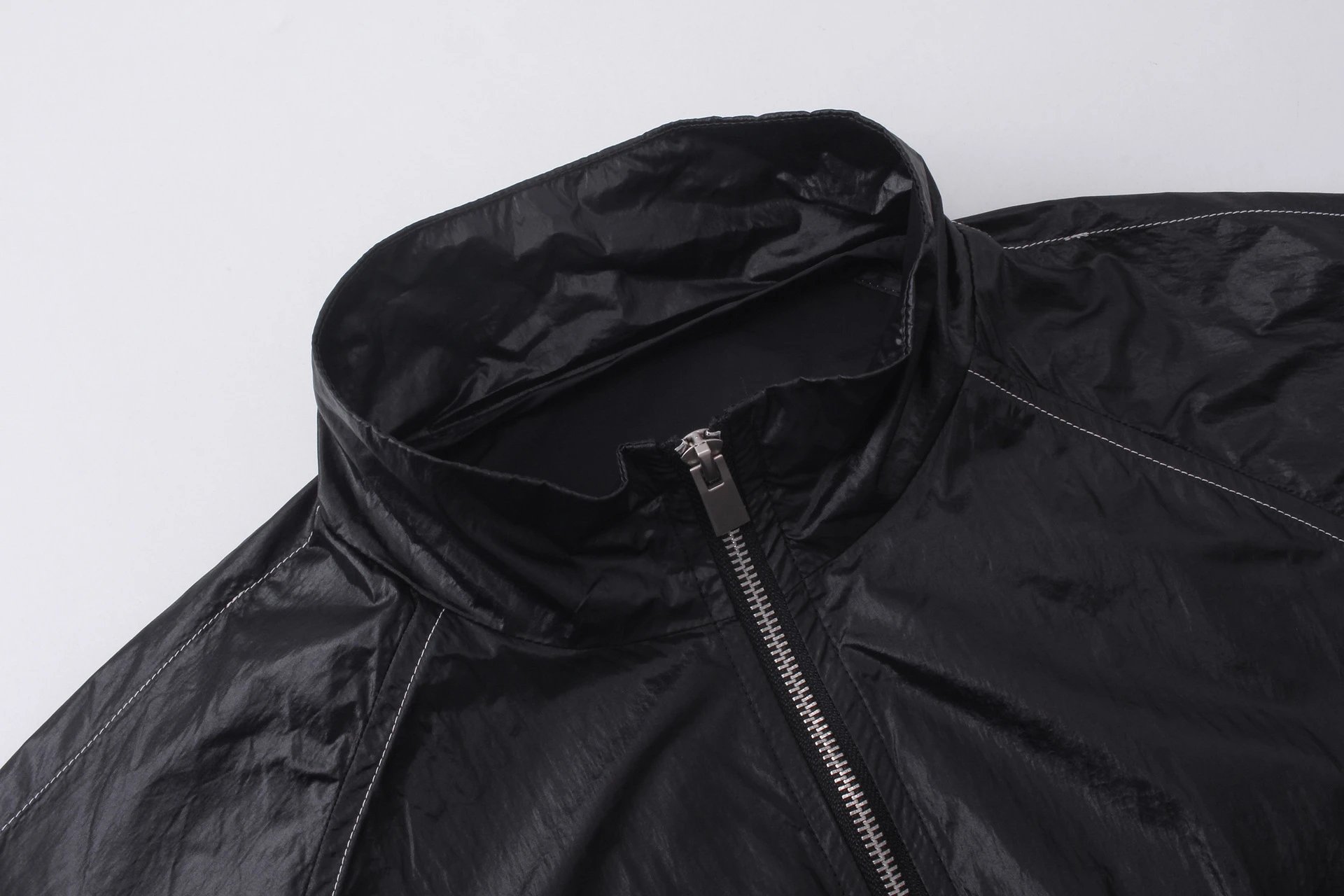Matin Kim Windbreaker White Outerwear - 13