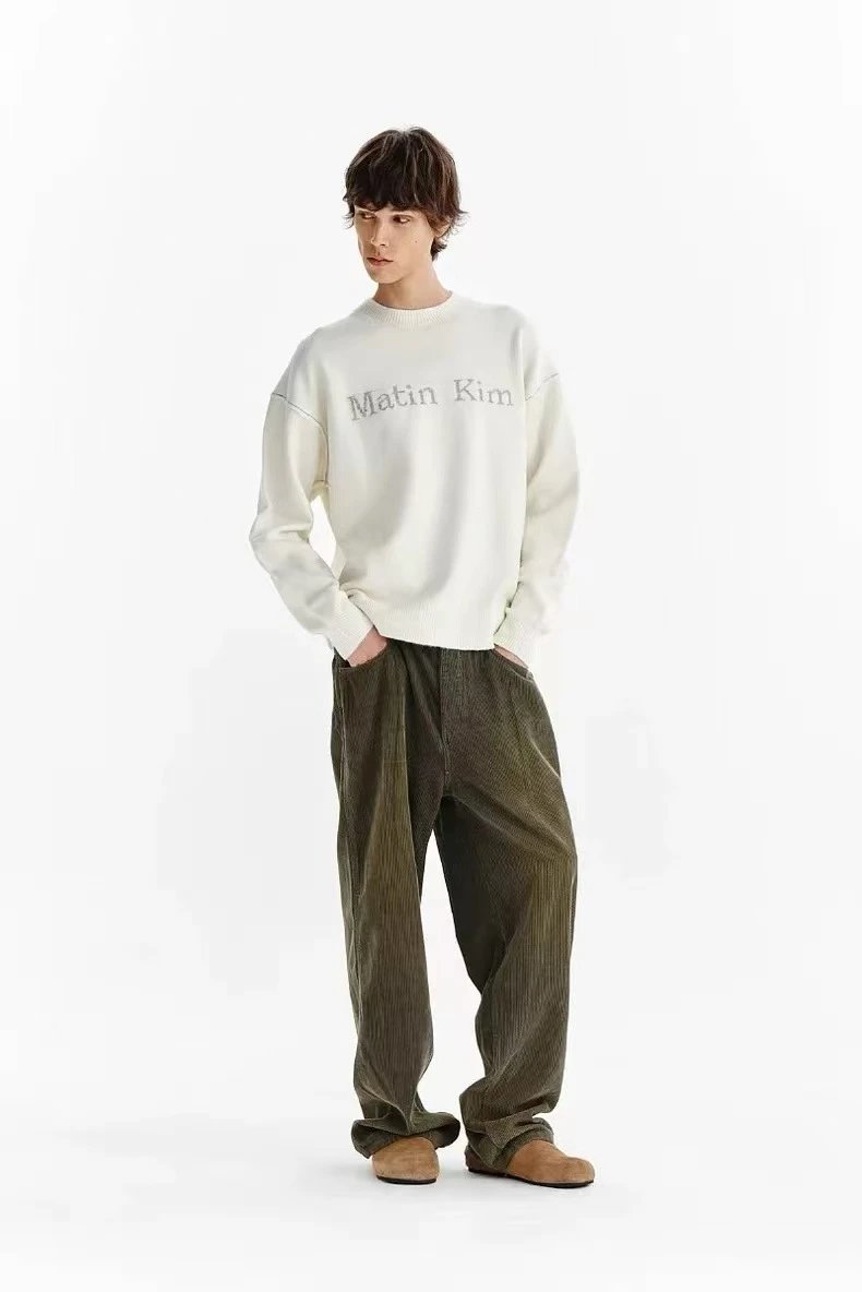 Matin Kim Embroidered Cropped Sweater Off-White - 71