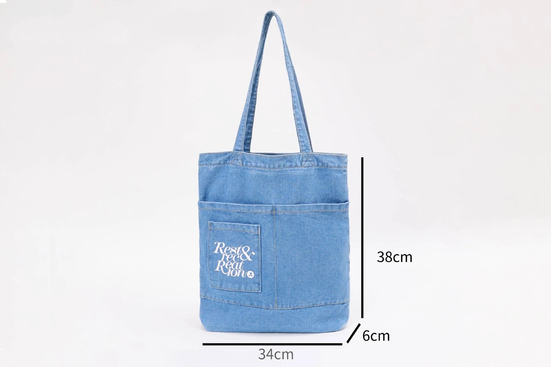 Rest & Recreation Denim Tote Bag Navy - 5
