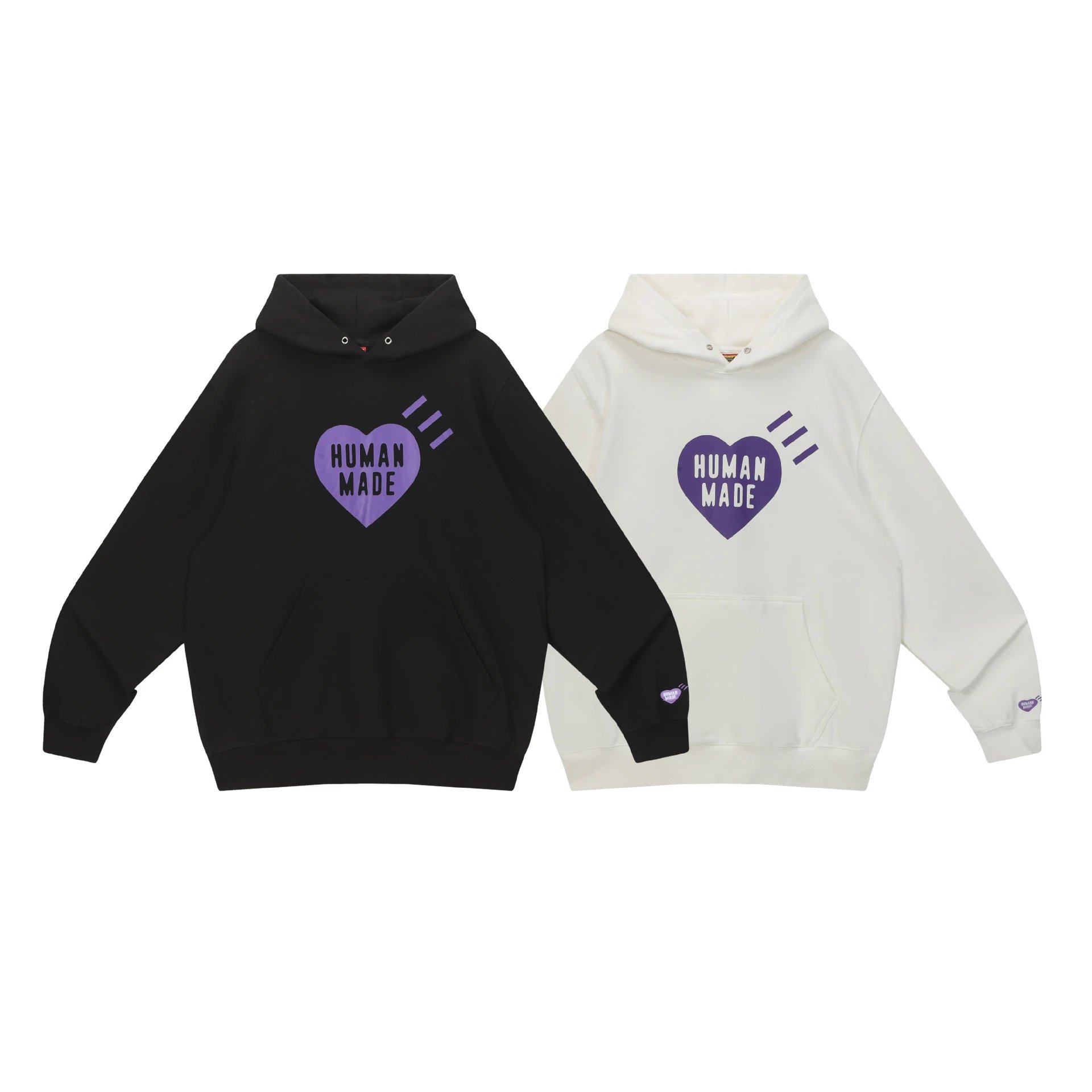 Human Made Heart Logo Hoodie Off-White - 6