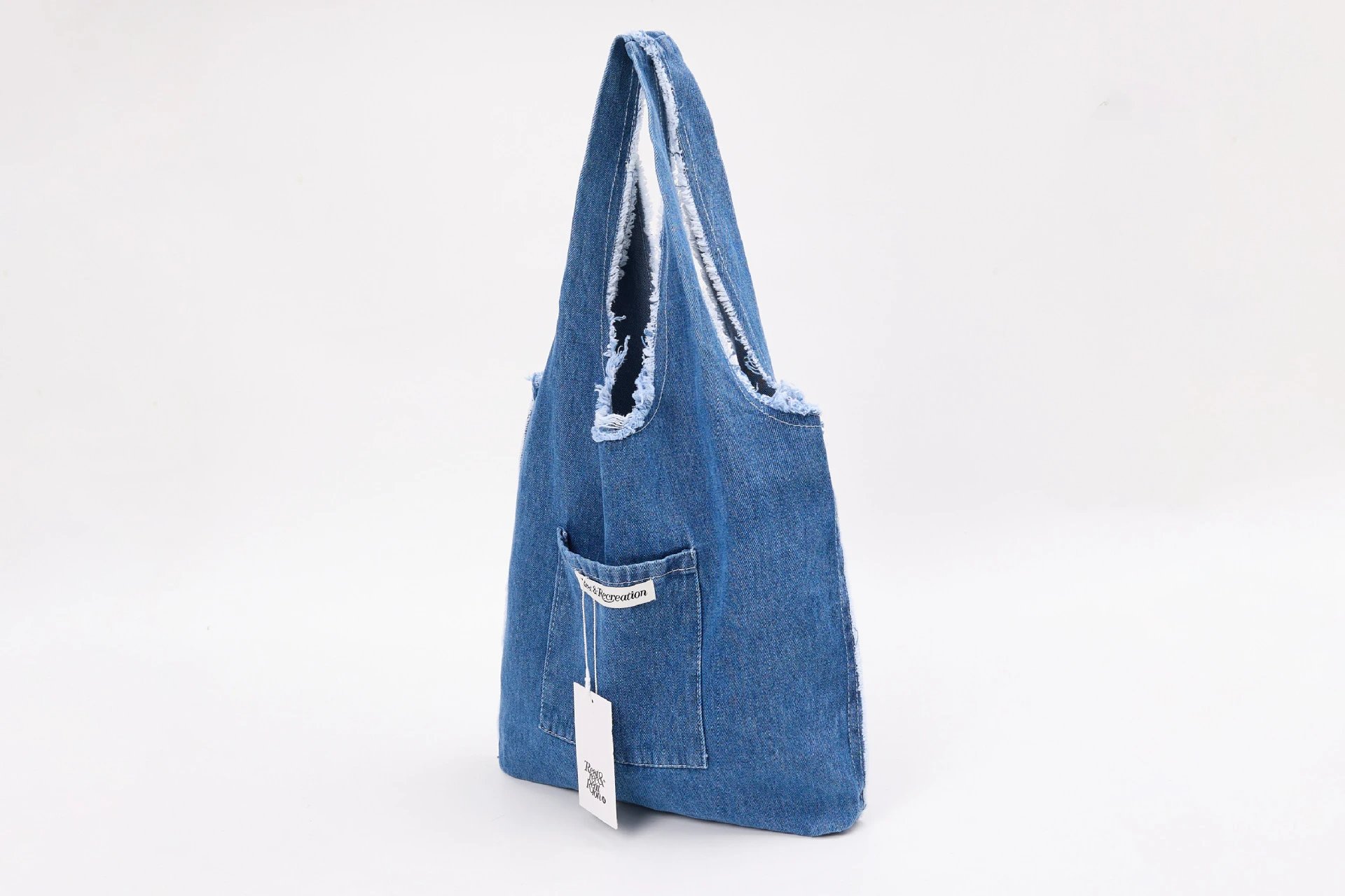 Rest & Recreation Denim Tote Bag Navy - 13