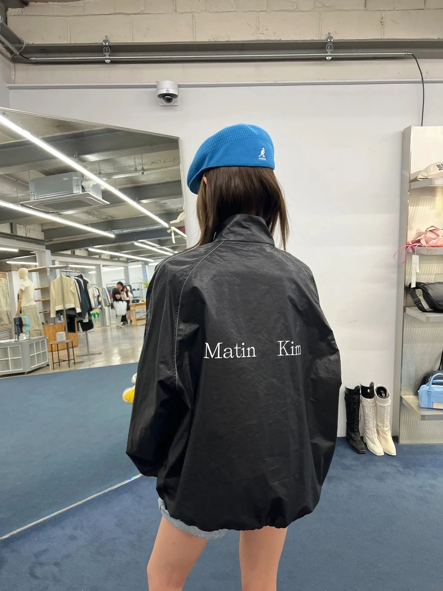 Matin Kim Windbreaker White Outerwear - 46