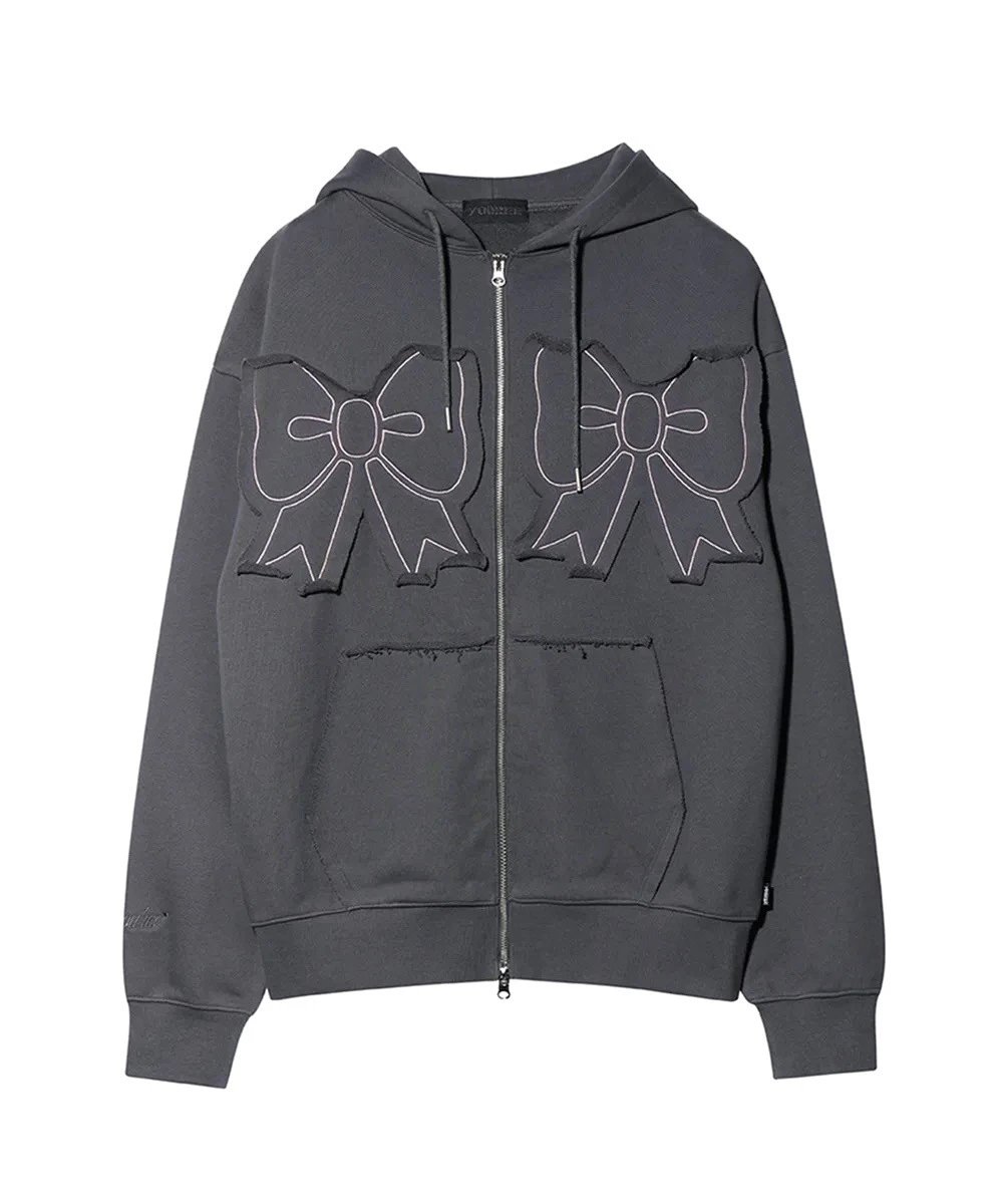 Gallery Dept. Distressed Elephant Hoodie Gray - 14