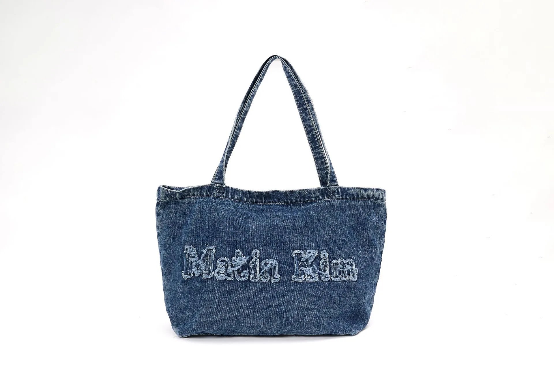 Matin Kim Denim Tote Bag Black - 22