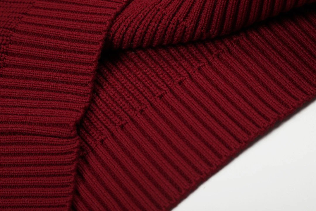 Polo Ralph Lauren Waffle Knit Sweater Burgundy - 17