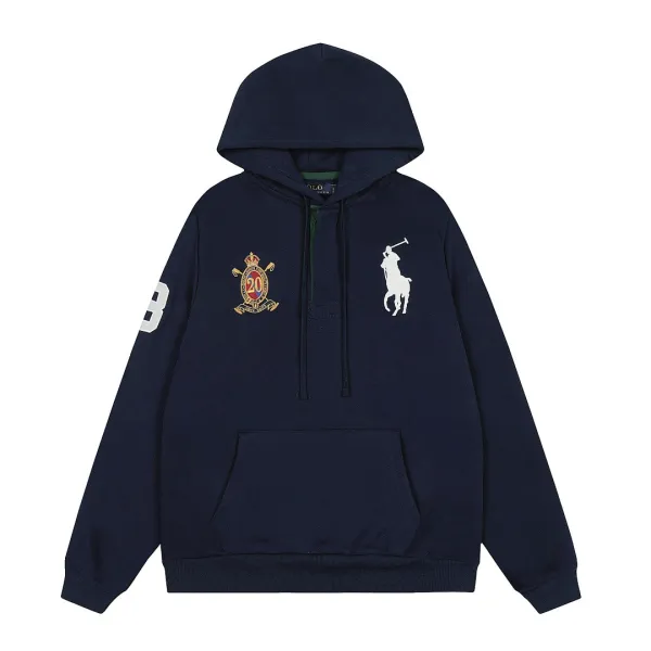 Polo Ralph Lauren 20th Anniversary Crest Hoodie Navy - 1