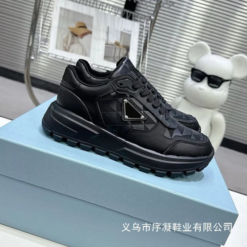 Prada Re-Nylon Chunky Sneakers Black - 10