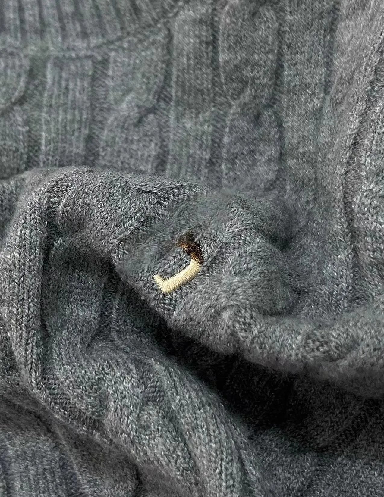 H Knit Cable Sweater Cream Sweater - 3