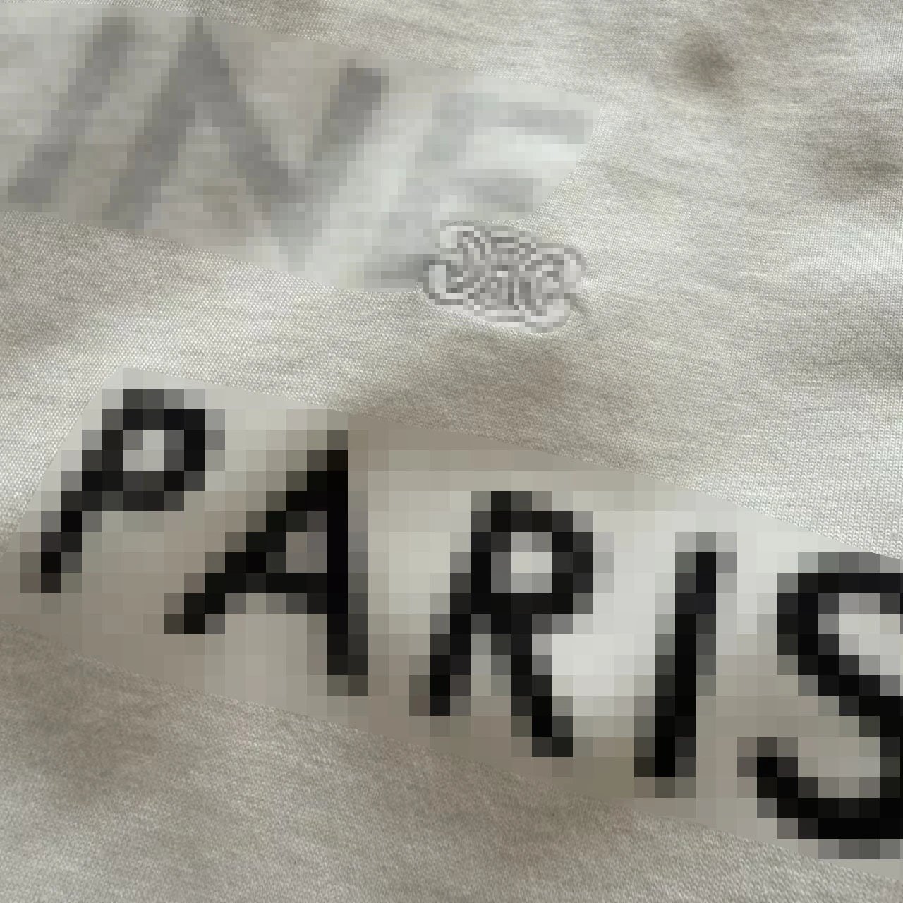 Celine Paris Pixel Print Off-White T-Shirt - 13