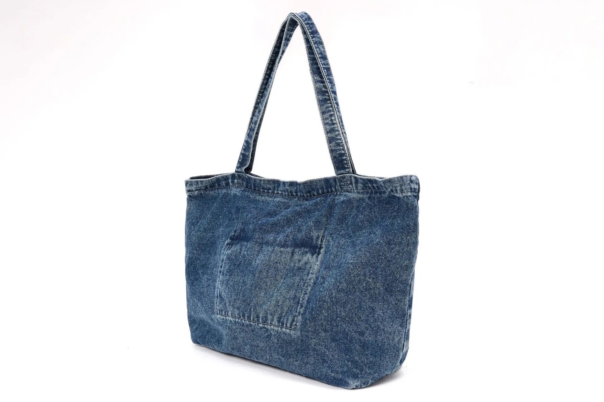 Matin Kim Denim Tote Bag Black - 25