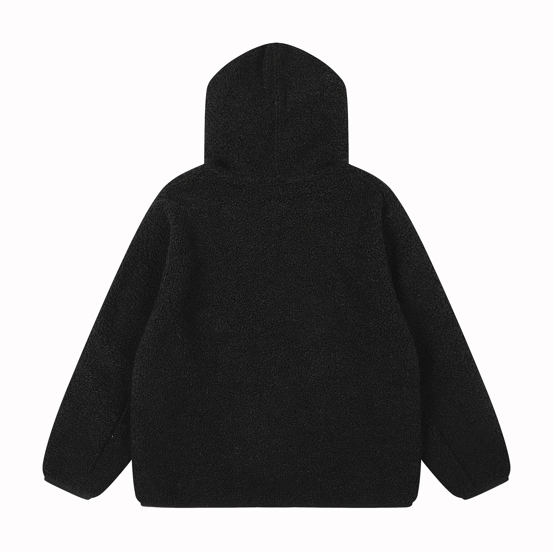 GRA Fleece Hoodie Beige Outerwear - 7