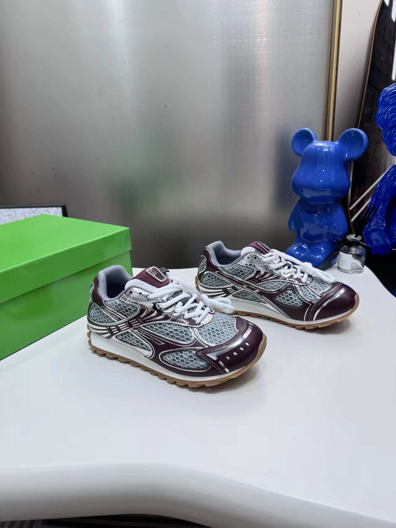 Asics Gel-Kayano 14 Pink Silver Metallic Sneakers - 16