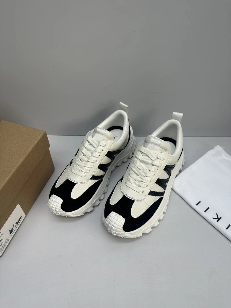 Uiki Chunky Sneakers Black and White Sneakers - 5