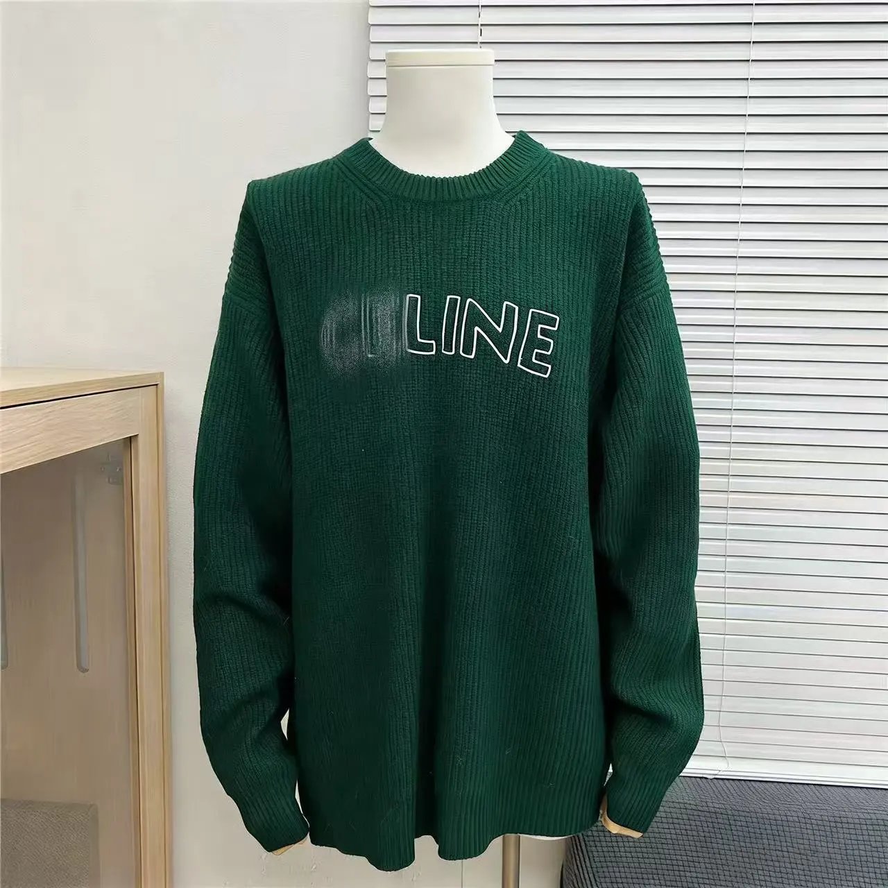 Off-White LINE Knit Sweater White - 3