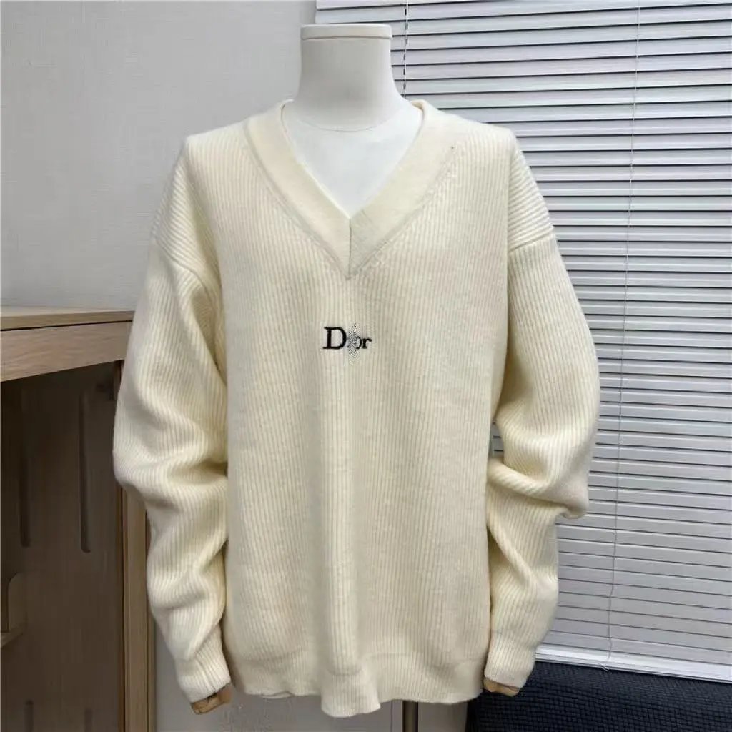 Design Cable Knit Crewneck Sweater Gray - 4