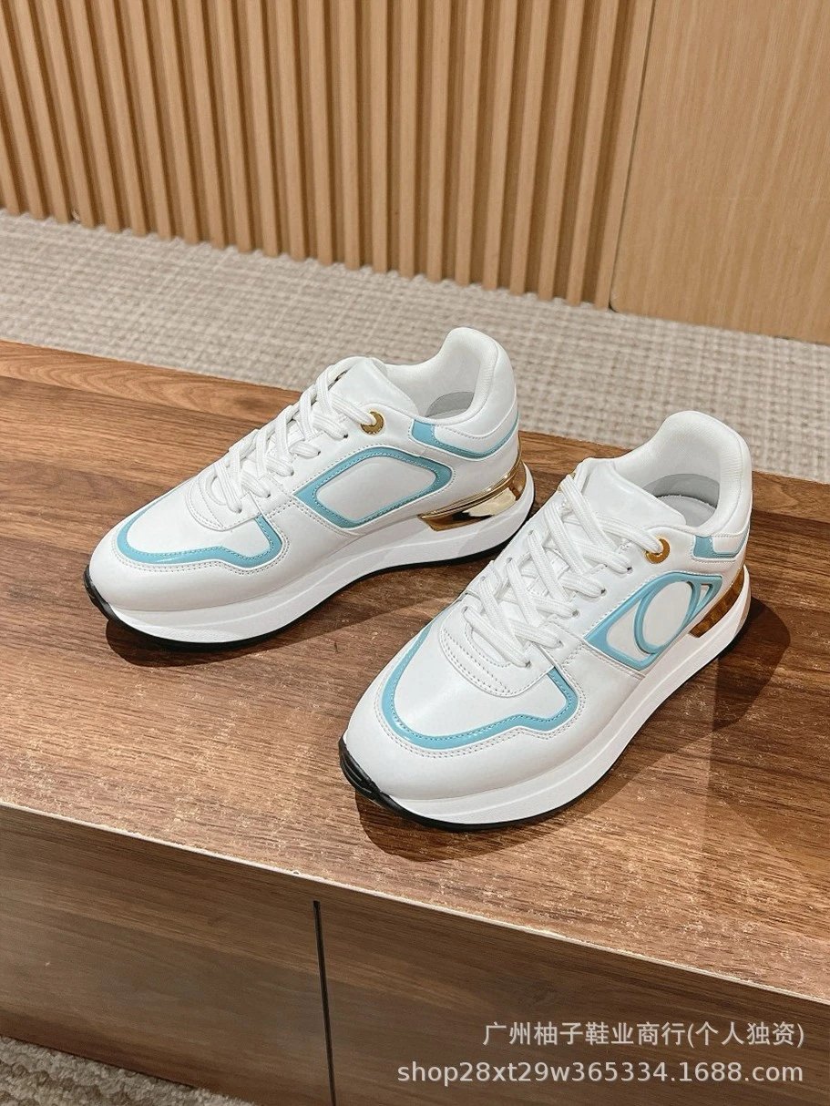 Off-White Diagonal Denim Sneakers Blue Orange - 10