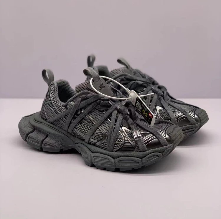Off-White x Asics Gel-Burz 2 Black Chunky Sneakers - 31
