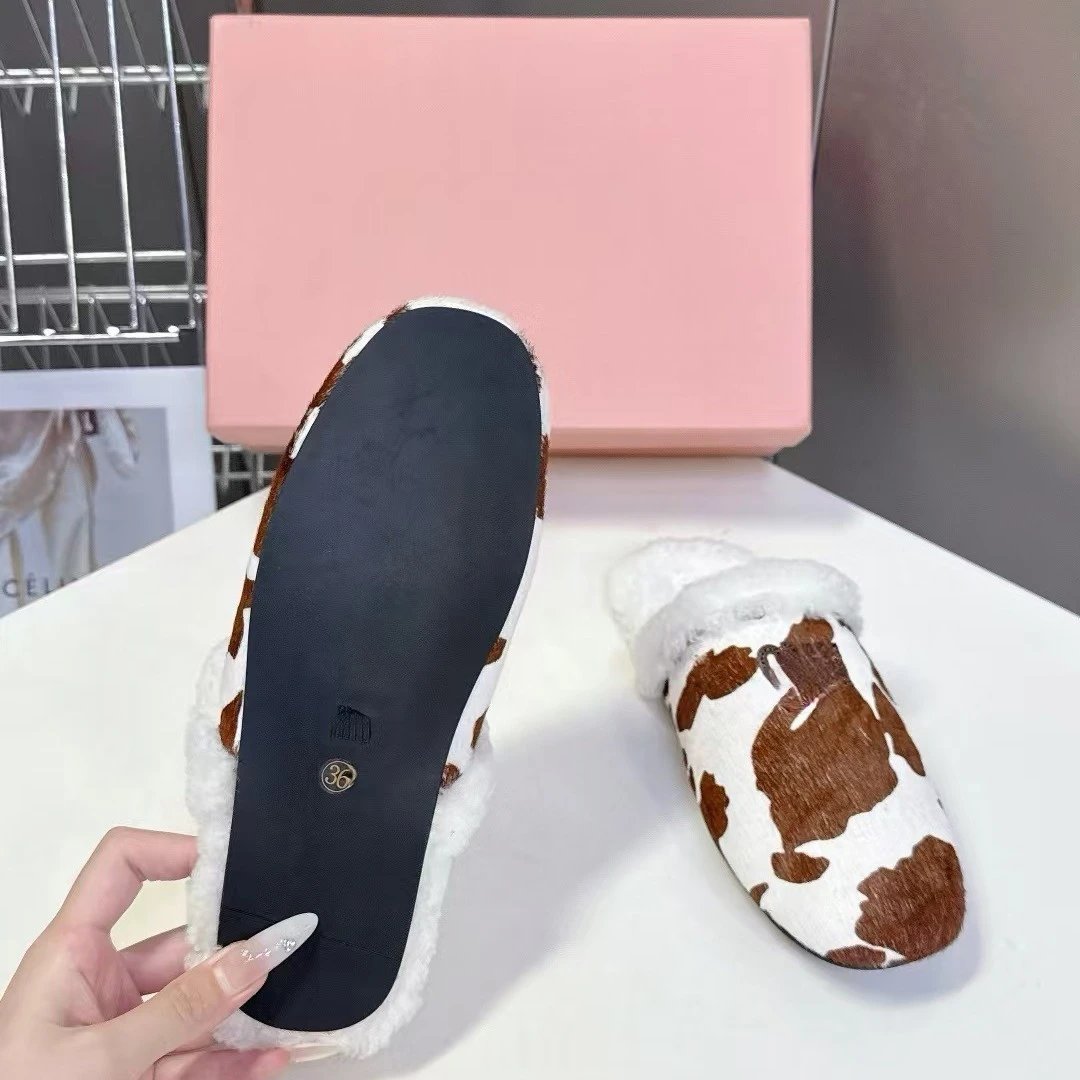 Tory Burch Slippers Shearling-Lined Leather Mule image 4