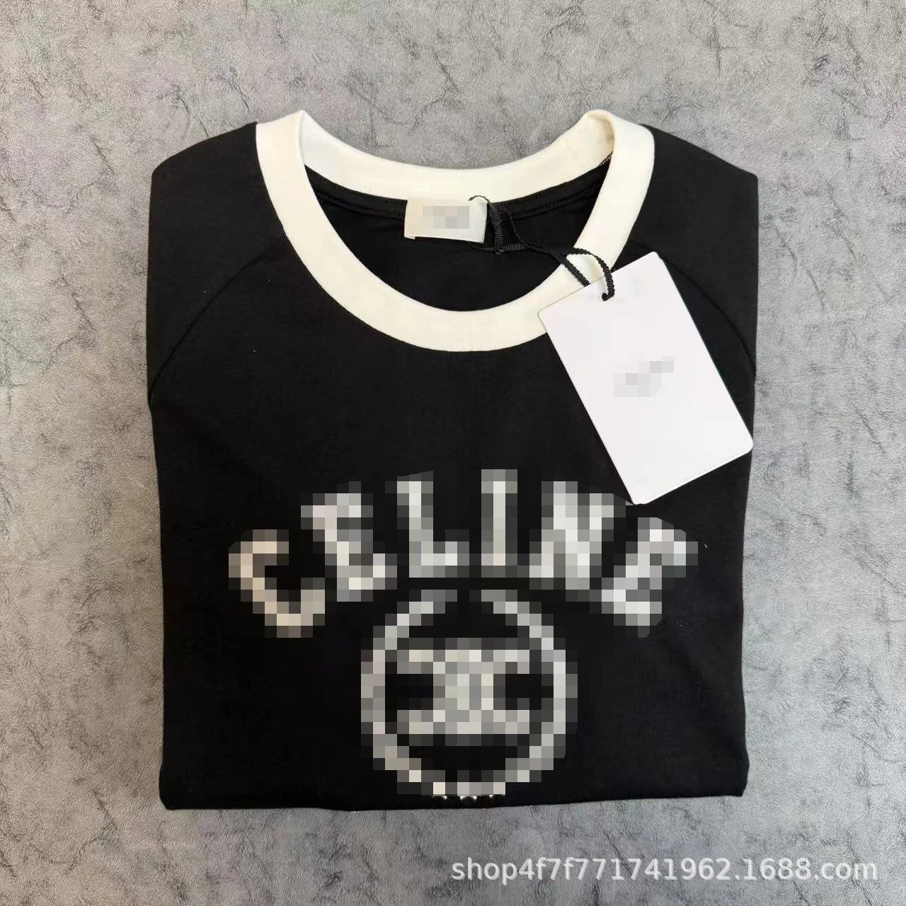 Off-White Pixelated Logo Ringer T-Shirt White/Black - 16