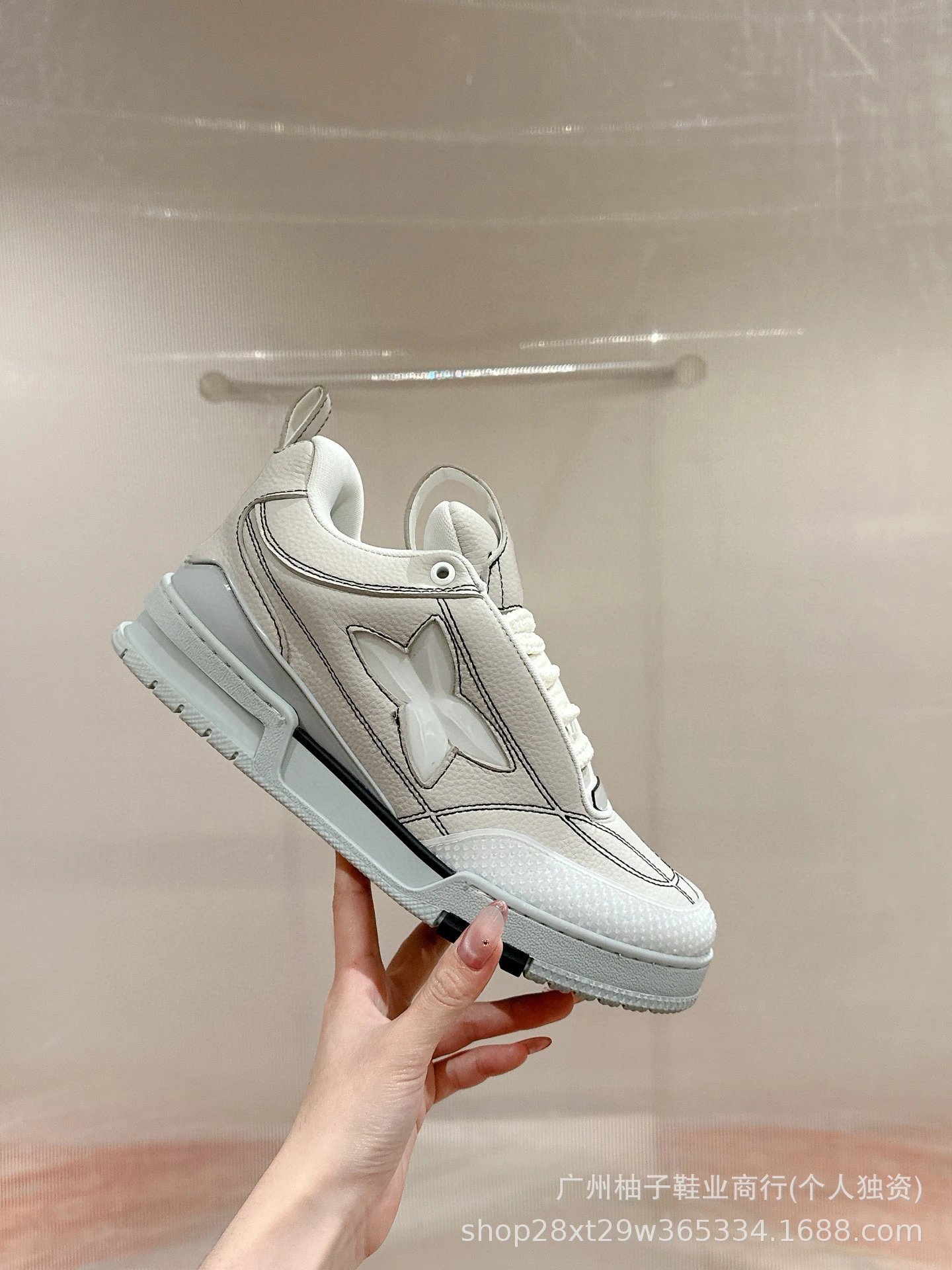 XTEP X-Runner White Gray Chunky Sneakers - 10