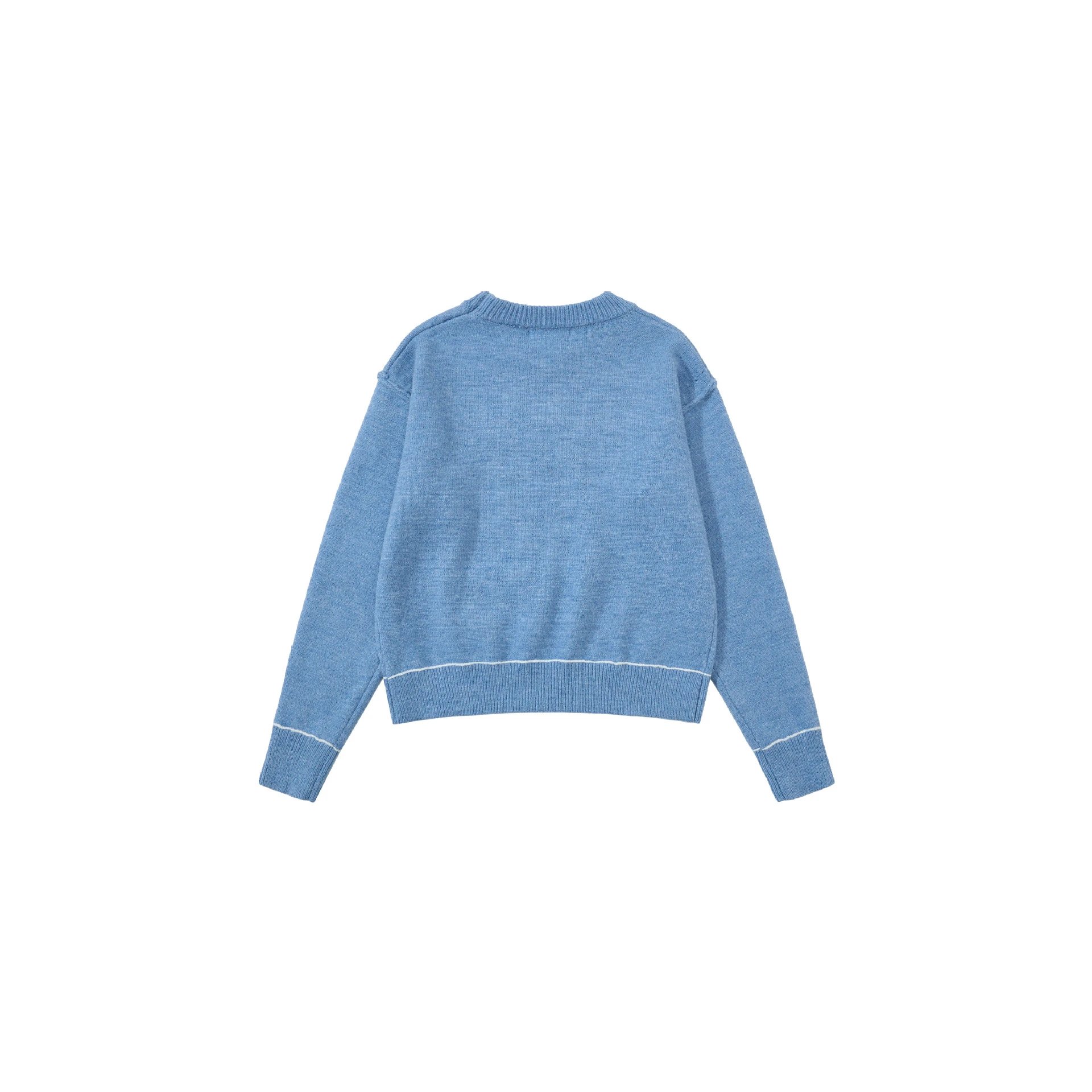 Matin Kim Logo Knit Sweater Off-White - 5