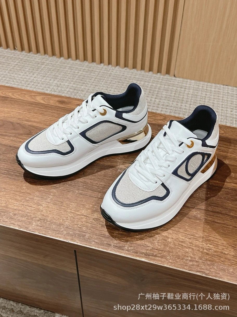 Off-White Diagonal Denim Sneakers Blue Orange - 6