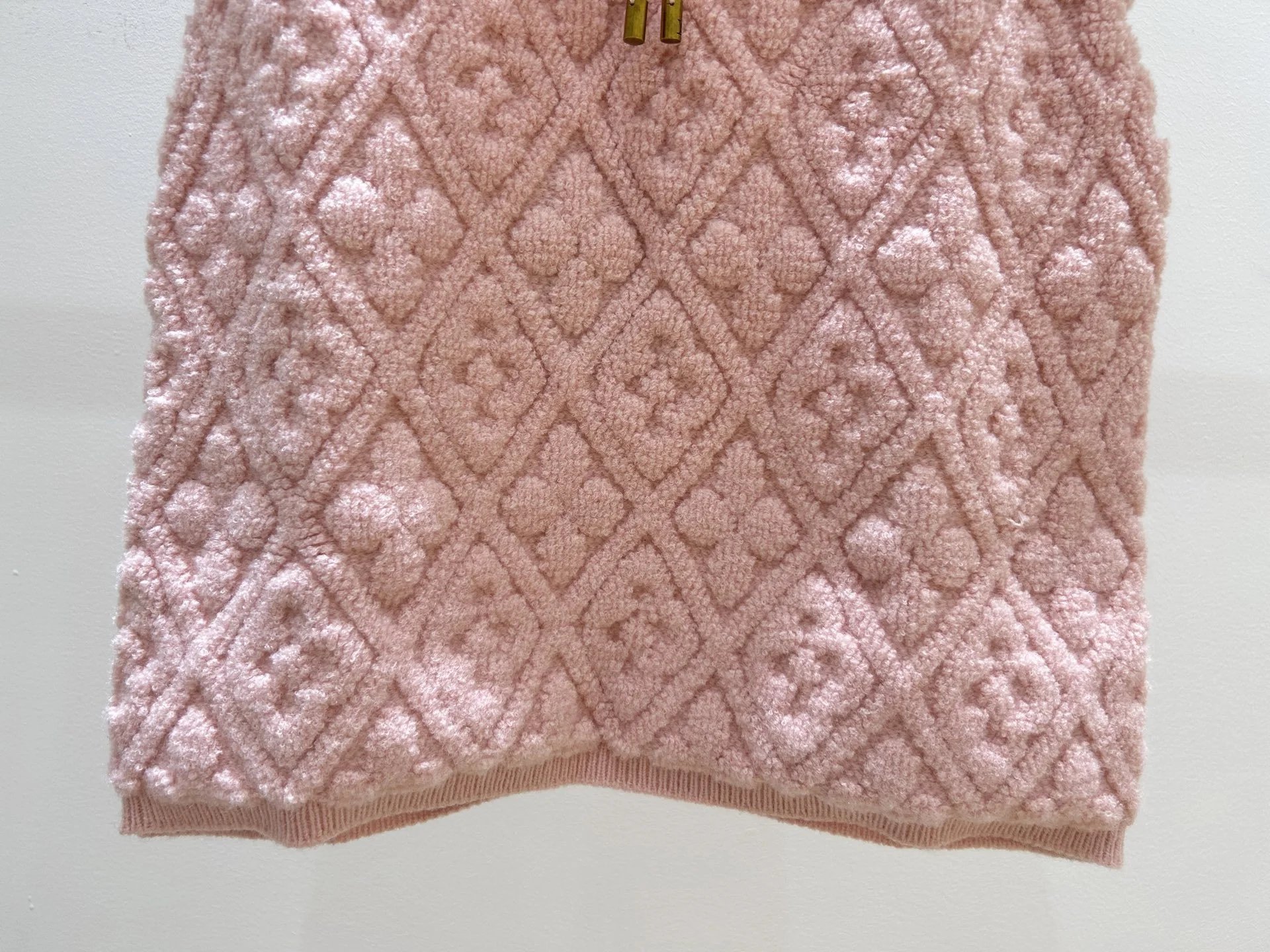 Saint Tears Diamond Knit Mini Skirt Pink - 10