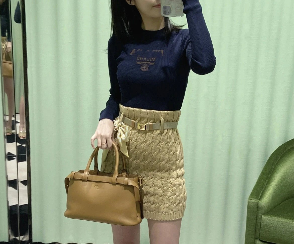 Prada Milano Logo Knit Sweater Black - 22