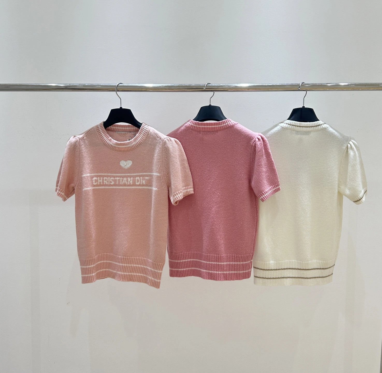 Dior Christian Dior Knit Top Beige Sweater - 14
