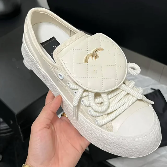 Chanel Sneakers Quilted Flap Platform product detail image 5