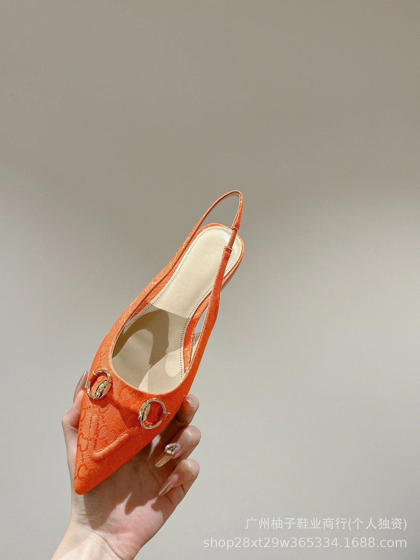 Gucci Horsebit Loafer-Style Slingback Black Heels - 3