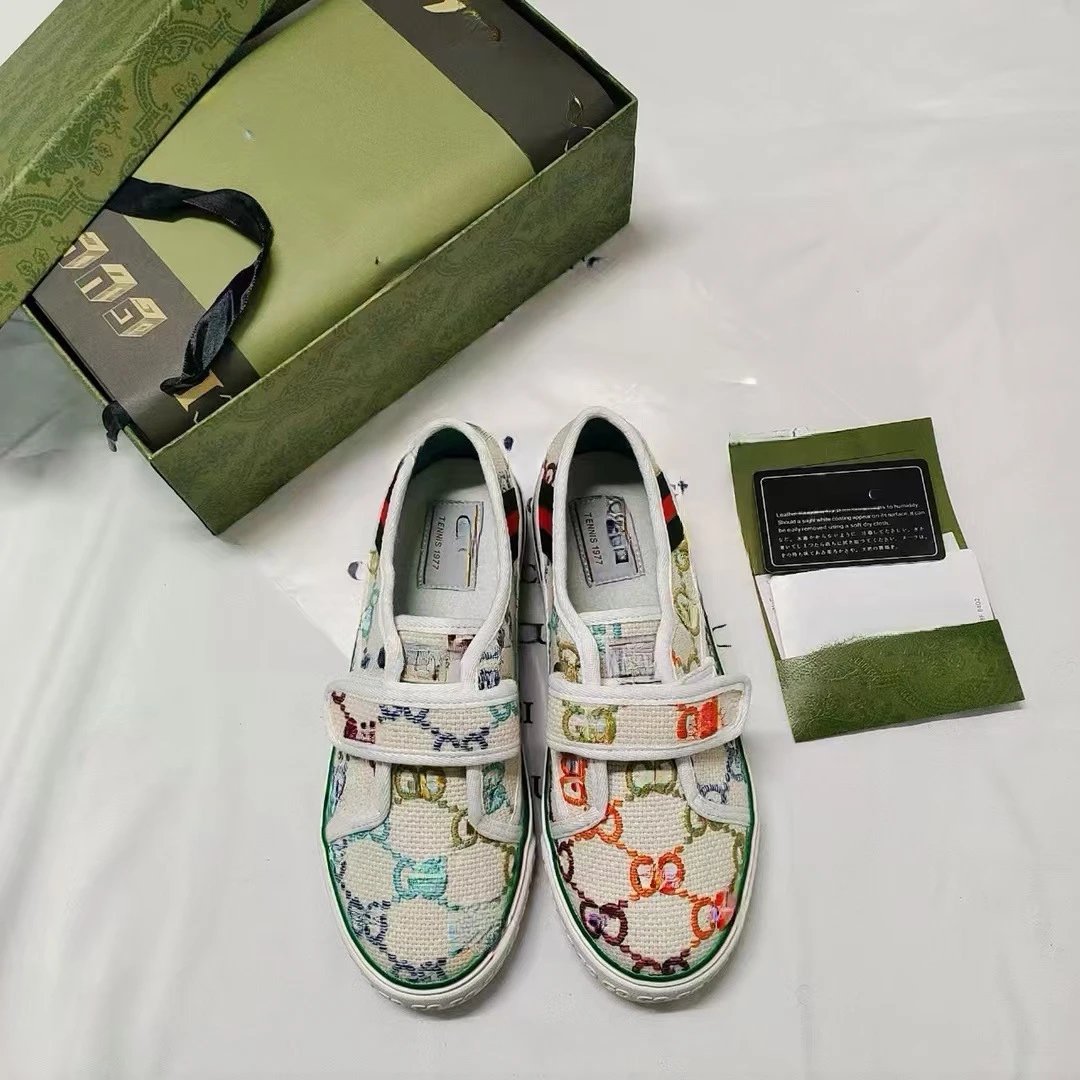 Gucci Tennis 1977 Multicolor GG Canvas Sneakers - 2