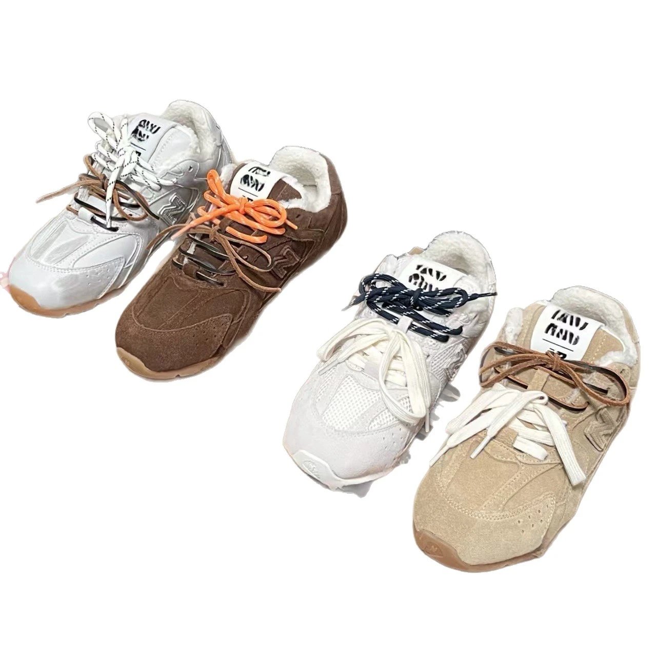 Miu Sneakers 530 SL Shearling-Lined image 5