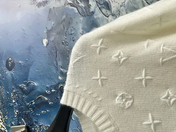 Louis Vuitton Monogram Knit Sweater Off-White Sweater - 2