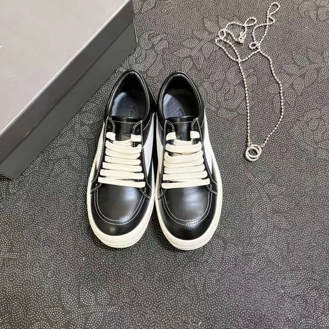 Rick Owens Sneakers Low-Top Side-Stripe with Thick Rubber Soles image 3