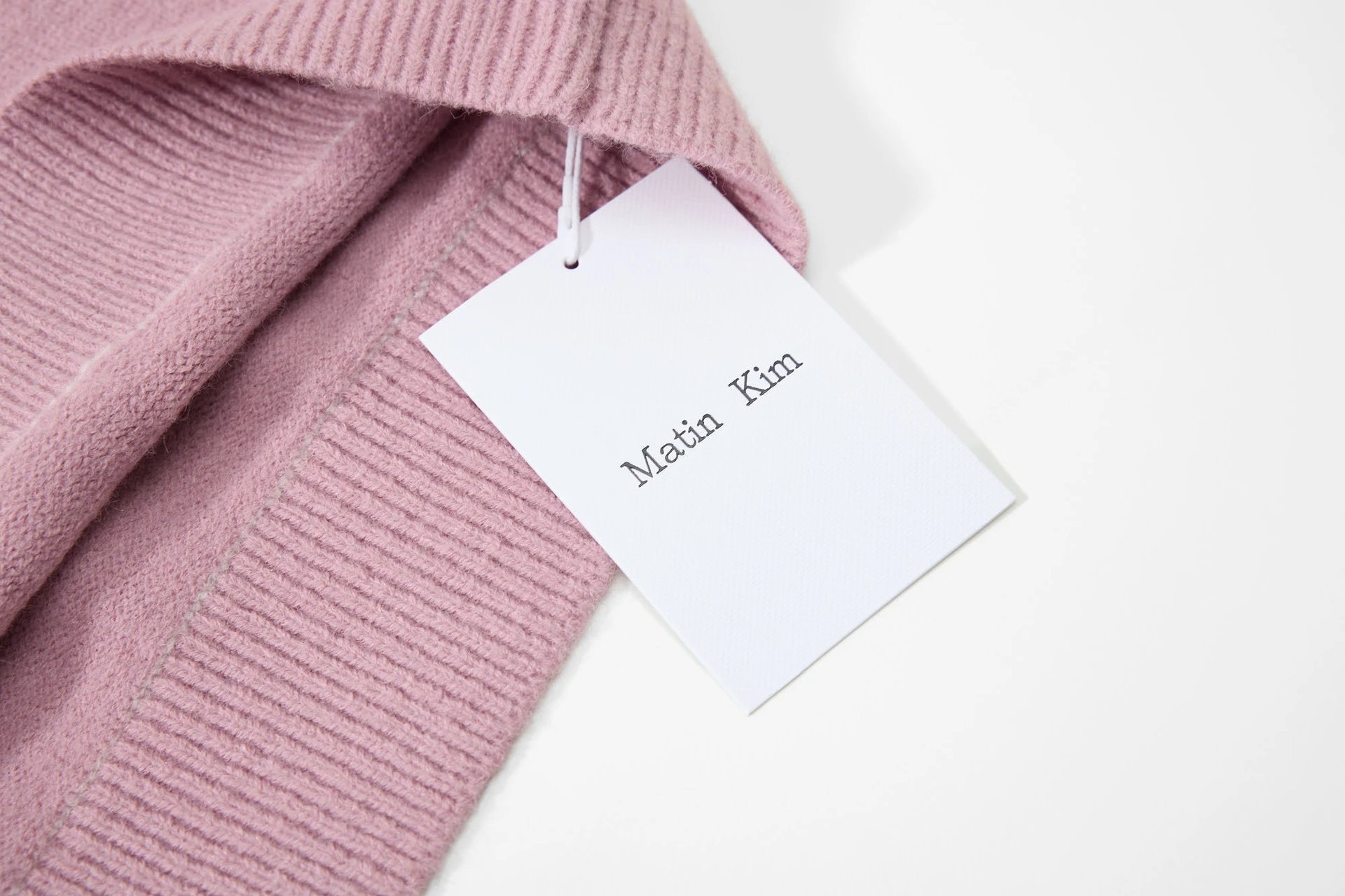 Matin Kim Logo Knit Sweater Off-White - 18