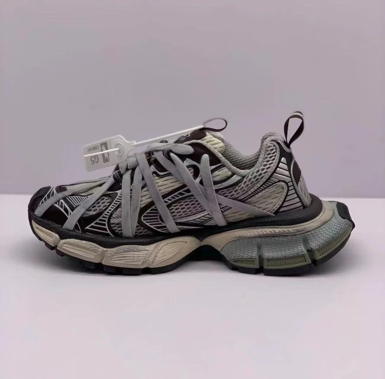 Off-White x Asics Gel-Burz 2 Black Chunky Sneakers - 25