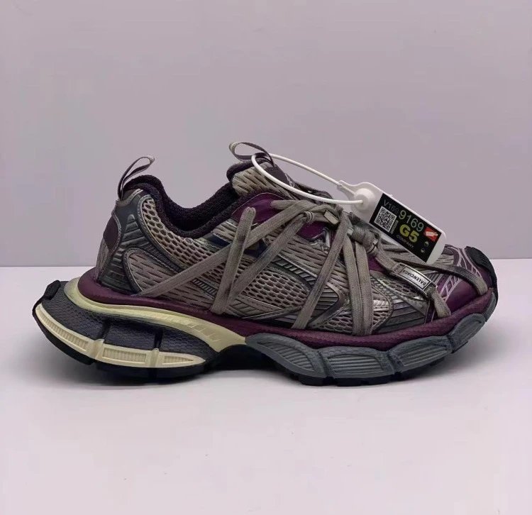 Off-White x Asics Gel-Burz 2 Black Chunky Sneakers - 34