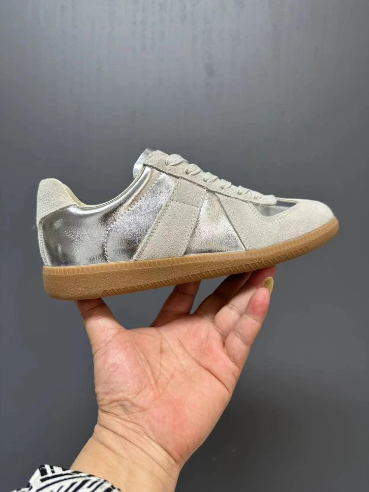 Maison Margiela Replica Sneakers Tan Suede Casual Shoes - 3