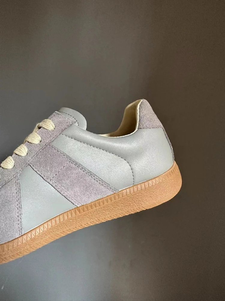 Maison Margiela Replica Sneakers Tan Suede Casual Shoes - 21