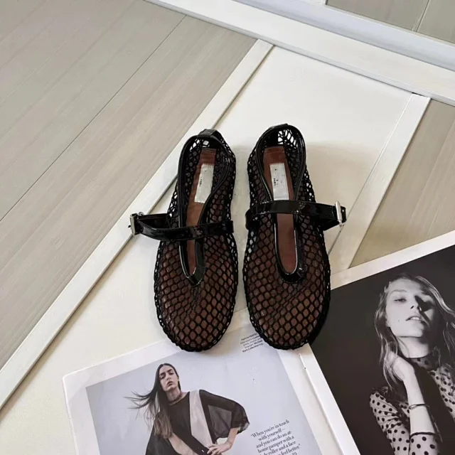 Unbranded Casual Shoes Mesh Mary Jane Flats product detail image 5