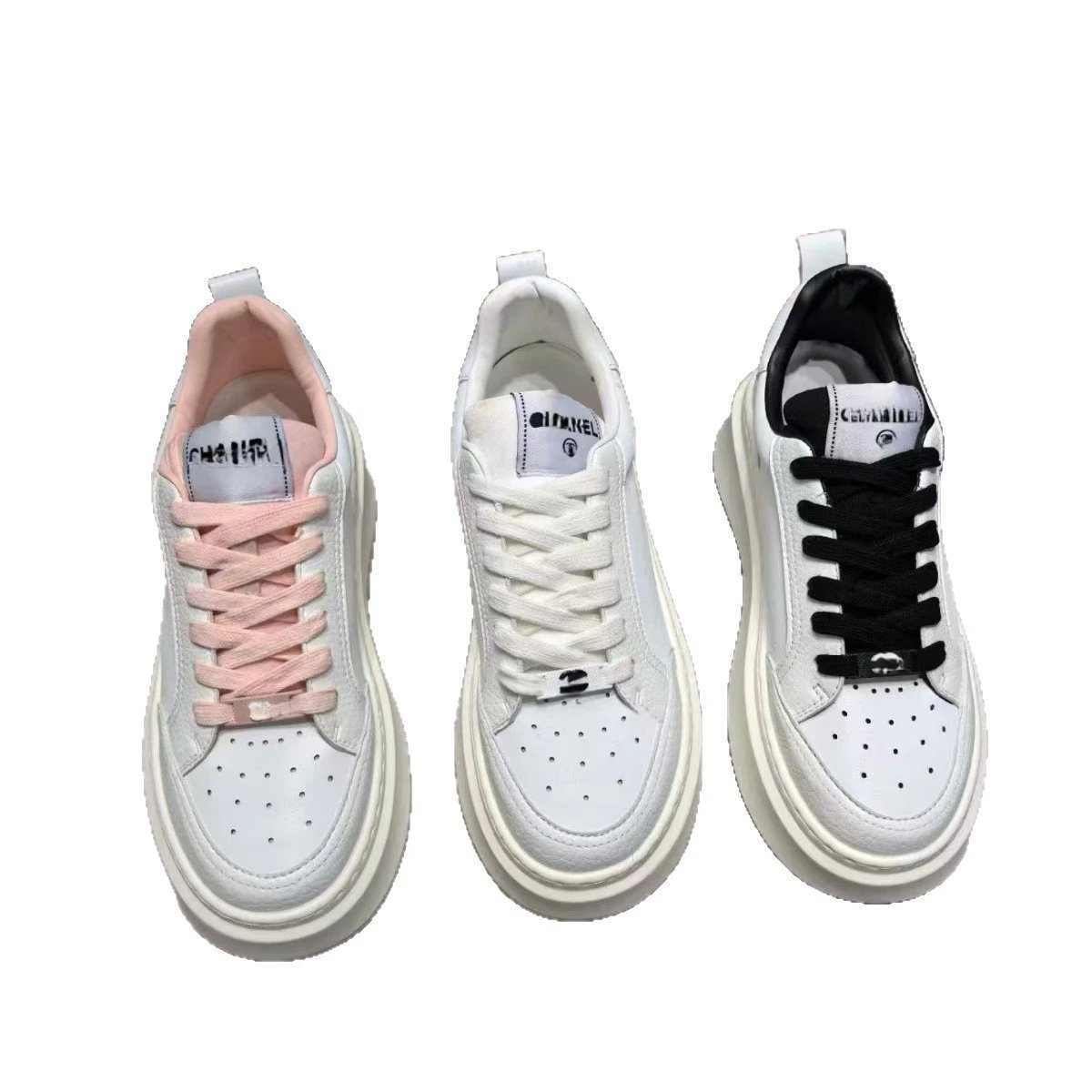 Chanel Sneakers Platform low-top with perforated toe box image 5