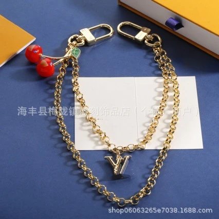 Louis Vuitton Monogram Cherry Keychain Red - 4